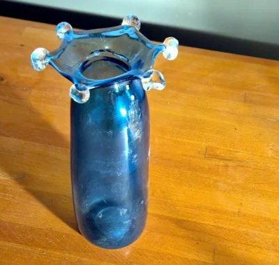 Mundblæst vase